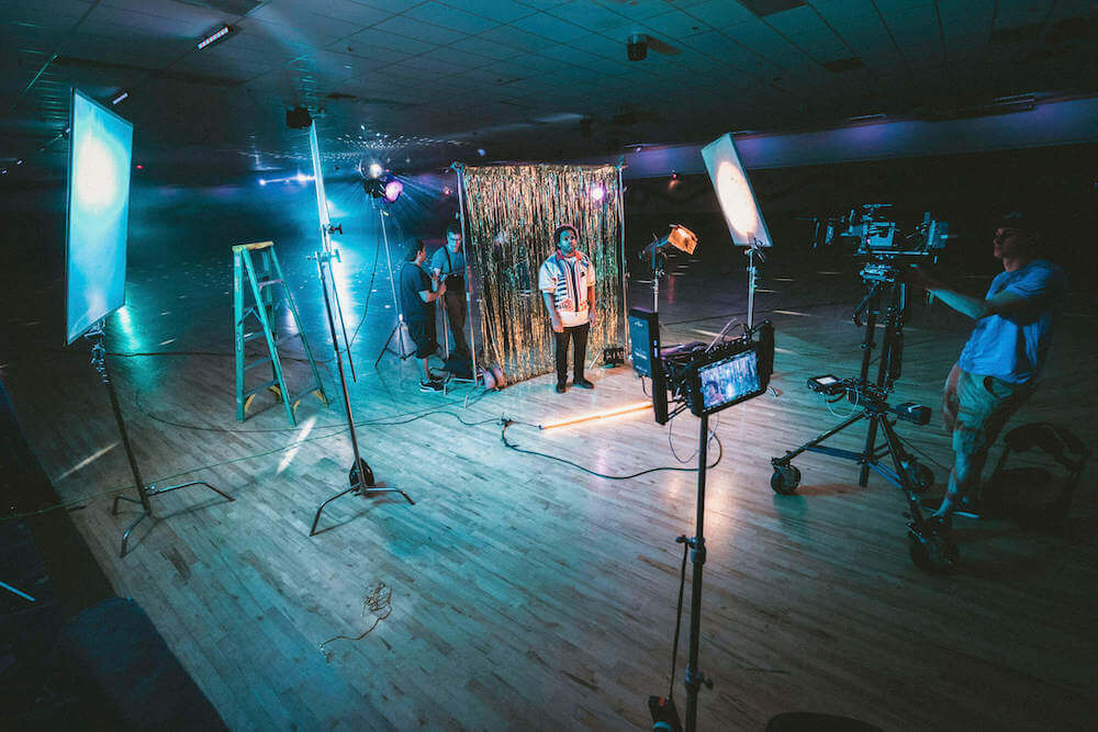 Film studio set